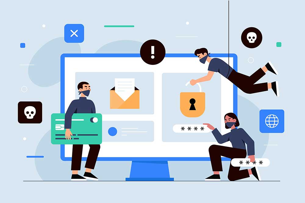 Simulation eines Cyberangriffs auf ein Unternehmensnetzwerk